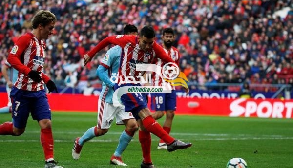 أتلتيكو مدريد يكرم ضيافة سيلتا فيجو بثلاثية