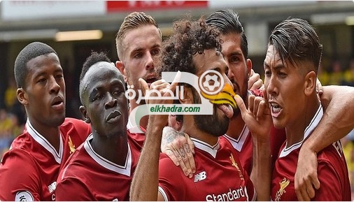 صلاح يقود ليفربول لاكتساح ضيفه واتفورد بخماسية نظيفة