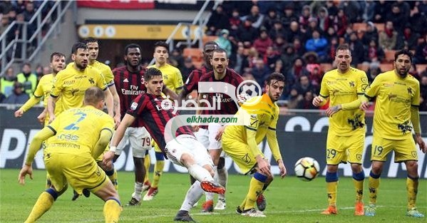 ميلان يحول تأخره لفوز على كييفو فيرونا بثلاثية