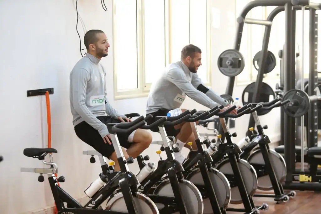 صور تدريبات المنتخب الوطني صبيحة اليوم الجمعة قبل موعد إيران