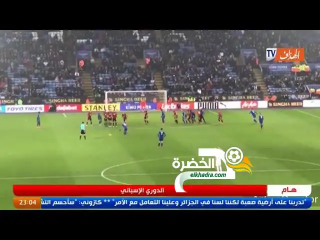 شاهد تعليق دزيري على هدف رياض محرز الخرافي في مرمى بورنموث