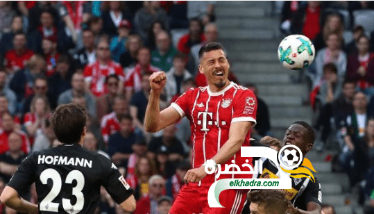 بايرن ميونخ يسحق ضيفه بوروسيا مونشنجلادباخ بخماسية