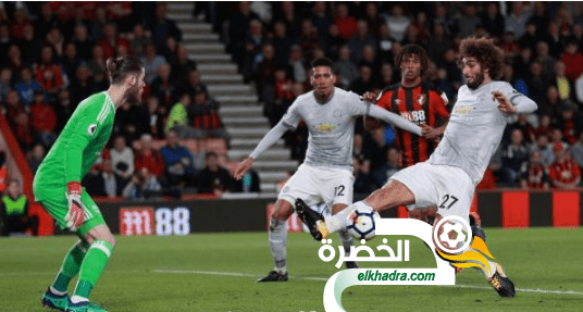 مانشستر يونايتد يفوز خارج ملعبه على بورنموث بهدفين دون رد