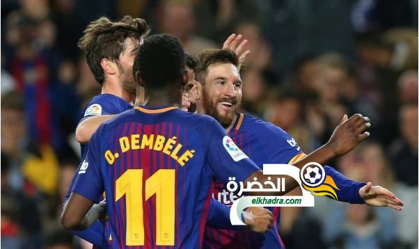 هاتريك ميسي يقود برشلونة لتعزيز صدارته بفوز على ضيفه ليغانيس بثلاثية