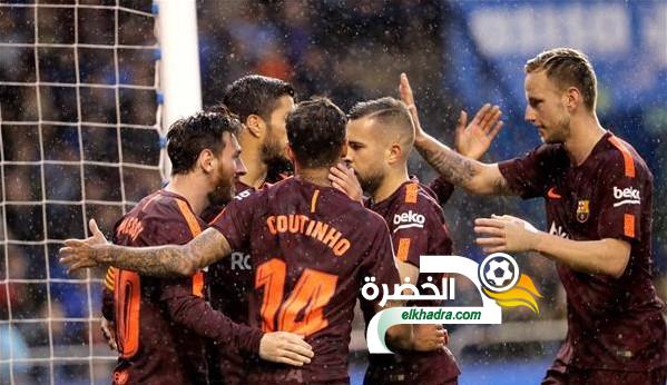 برشلونة يحسم لقب الليجا لموسم 2017-2018 رسميا