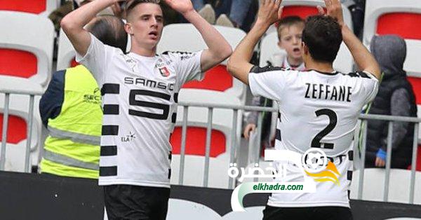 زفان ممرر حاسم ويقود رين للعودة بتعادل ثمين من تنقله إلى نيس