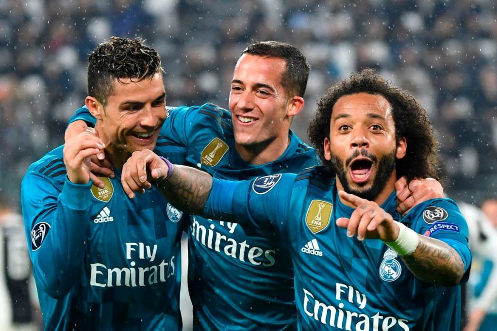 ريال مدريد يفوز على مضيفه يوفنتوس بثلاثية نظيفة