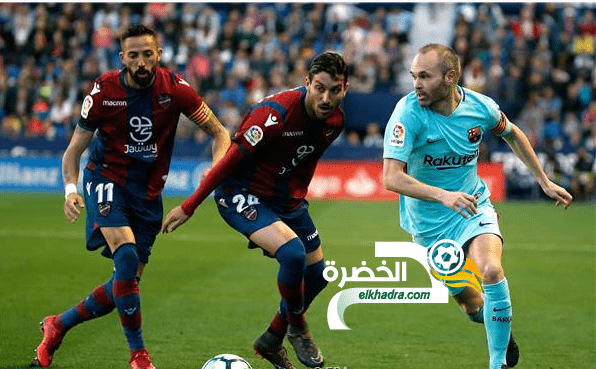 ليفانتي يوقف سلسلة اللاهزيمة لبرشلونة