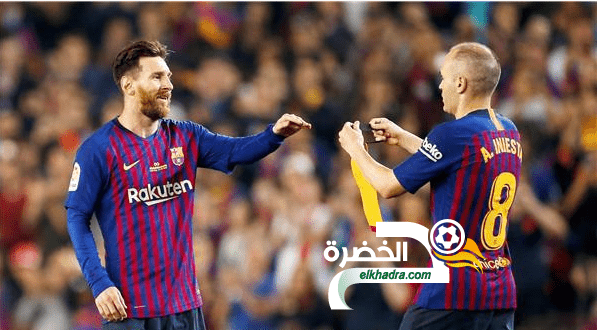 أندريس إنييستا يودّع برشلونة والليجا 1