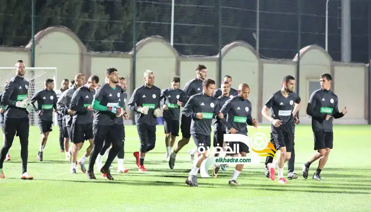 المنتخب الجزائري يجرى أول حصة تدريبية وحليش يغيب عن وديتي الرأس الأخضر والبرتغال