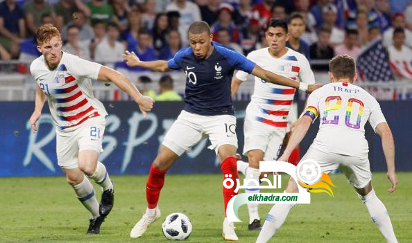 فرنسا تتعادل أمام امريكا قبل انطلاق مشوار كأس العالم 8