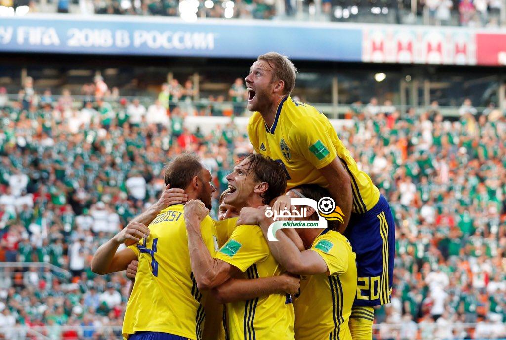السويد تفوز وتتأهل مع المكسيك وأبطال العالم خارج كأس العالم! 2