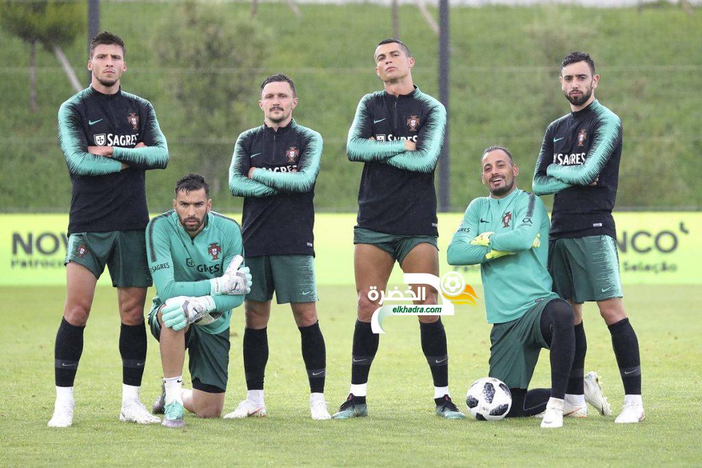 بالصور .. تحضيرات المنتخب البرتغالي لمواجهة الخضر وديا يوم الخميس