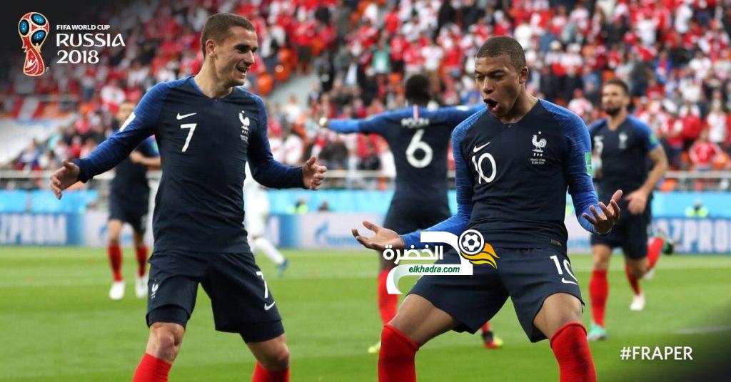 منتخب فرنسا يحجز مقعده في دور الـ16 بالفوز على بيرو