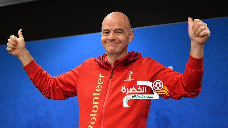 انفانتينو يتحدث عن فرص الجزائر في تنظيم مونديال 2030