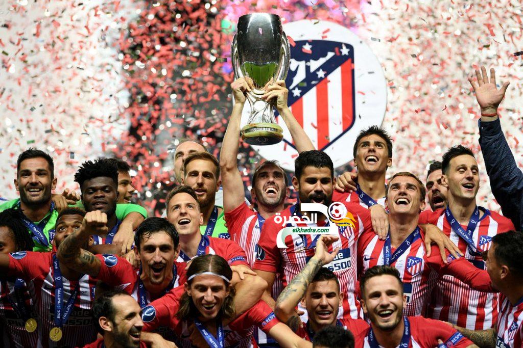 تتويج أتليتكو مدريد بكأس السوبر الاوروبي
