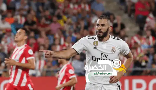 بنزيما يقود ريال مدريد للفوز على مضيفه جيرونا برباعية