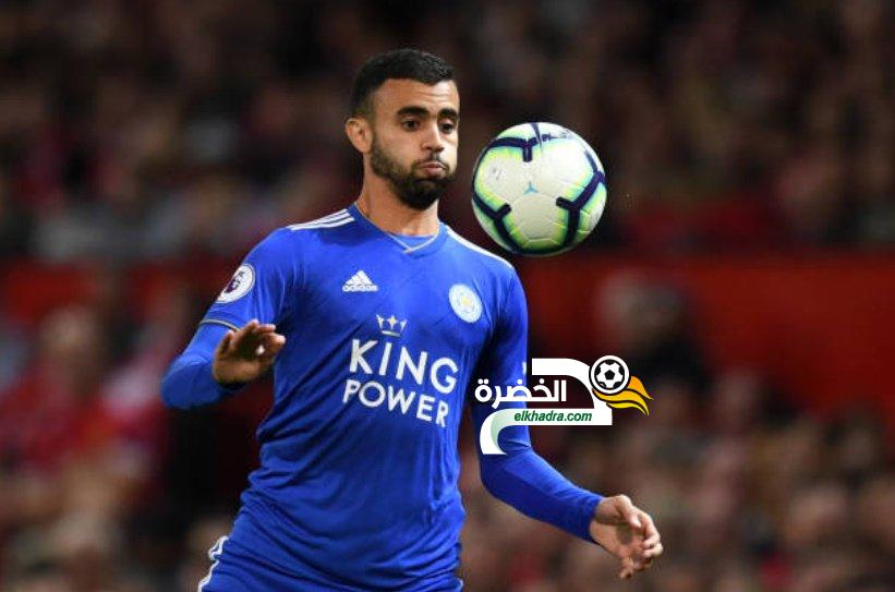 غزال بديلا مع ليستر امام مانشستر يونايتد في افتتاح الدوري الإنجليزي 1