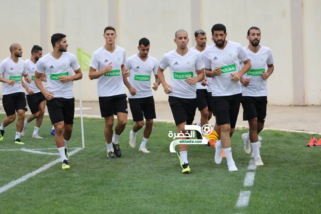 صور الحصة التدريبية الأولى للخضر تحت إشراف بلماضي