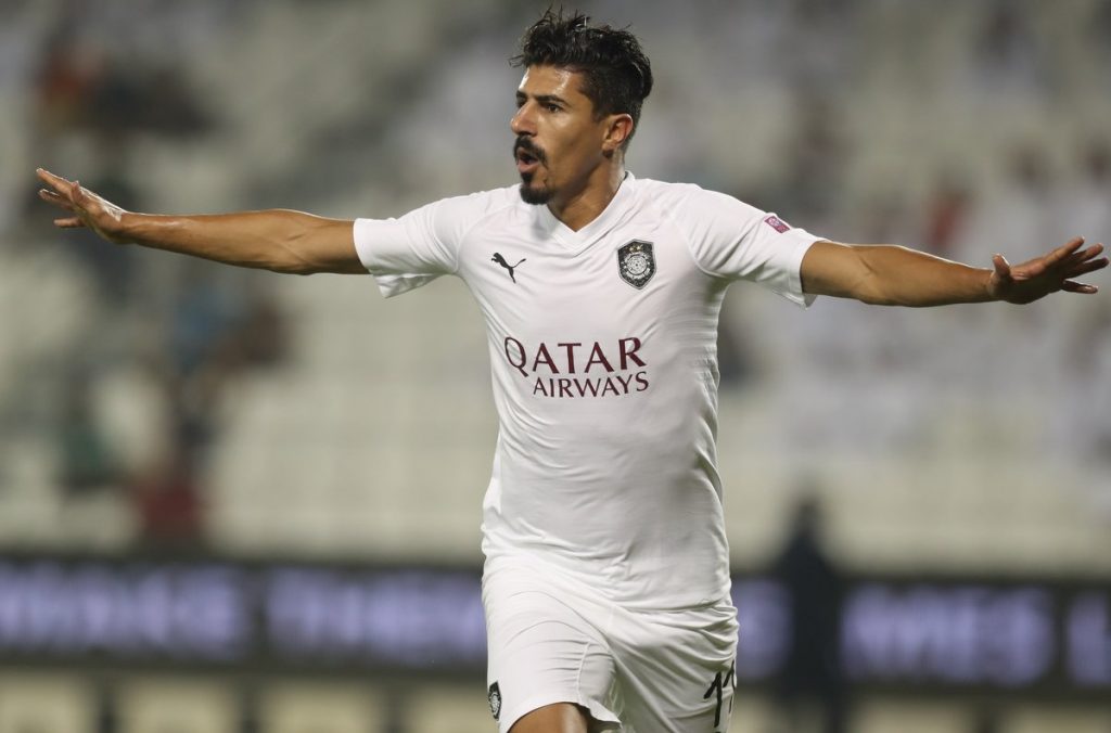 بغداد بونجاح يواصل تربعه على عرش صدارة الهدافين بالدوري القطري