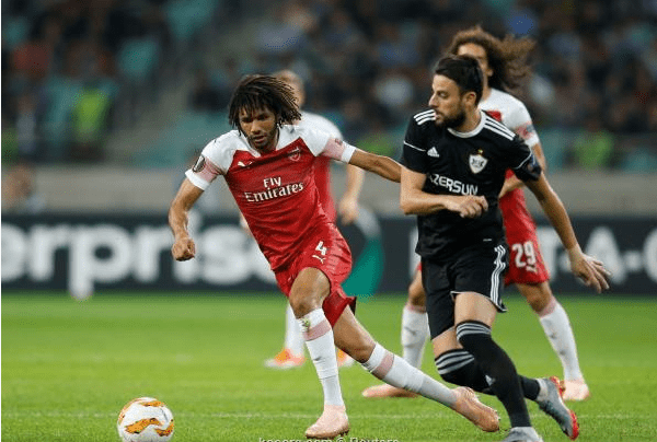 آرسنال يتغلب على مضيفه كارباكا بثلاثية نظيفة في الدوري الأوروبي