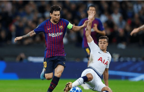 برشلونة يحسم موقعته أمام توتنهام برباعية