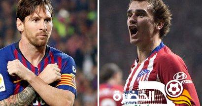 موعد مباراة أتلتيكو مدريد و برشلونة اليوم والقنوات الناقلة