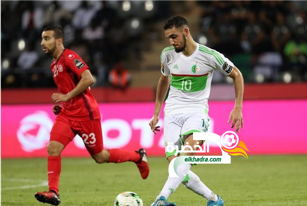 الإصابة تبعد بن طالب عن مباراة منتخب الجزائر المقبلة أمام الطوغو 1