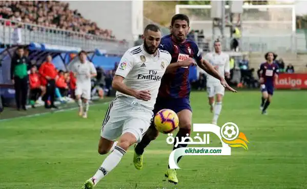 إيبار يحقق فوزا تاريخيا على ضيفه ريال مدريد بثلاثية