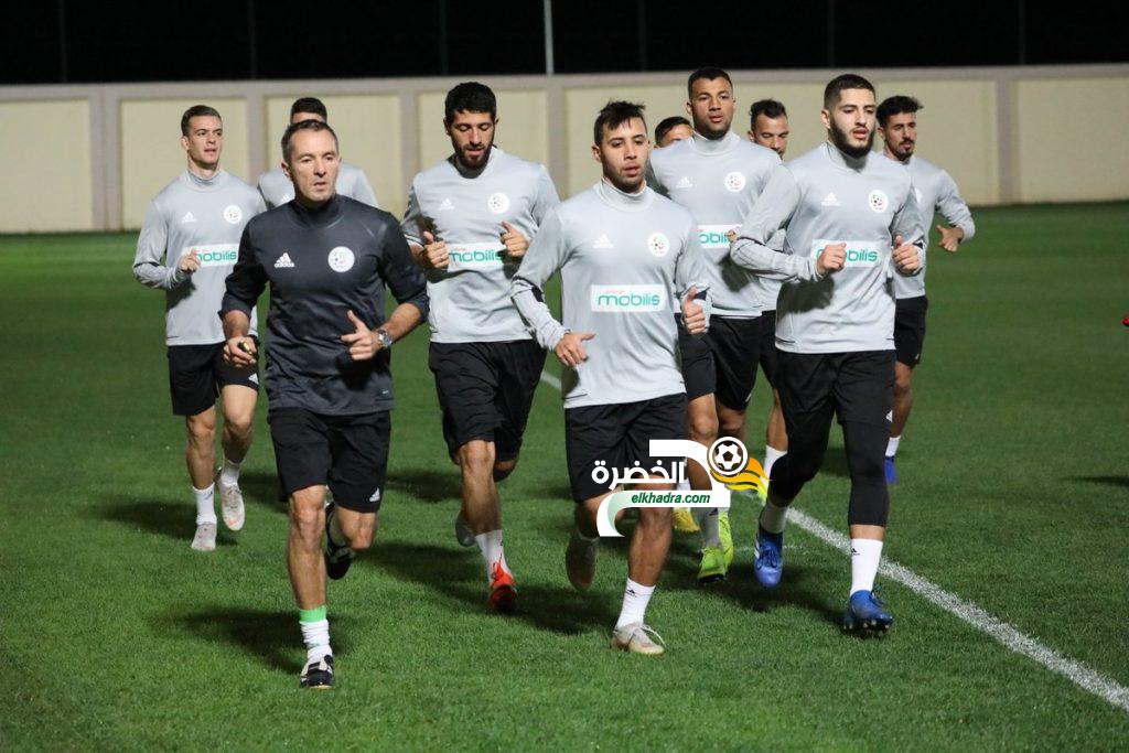 صور اول حصة تدريبية للخضر قبل موقعة الطوغو