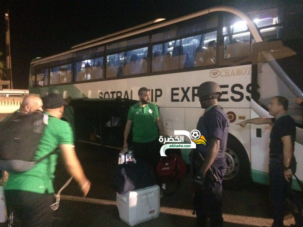 بعثة المنتخب الوطني تصل الطوغو في احسن الظروف
