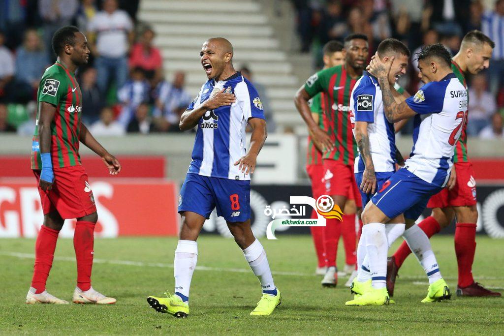 براهيمي اساسي وبورتو يفوز على ماريتيمو ويعزز صدارته للدوري البرتغالي