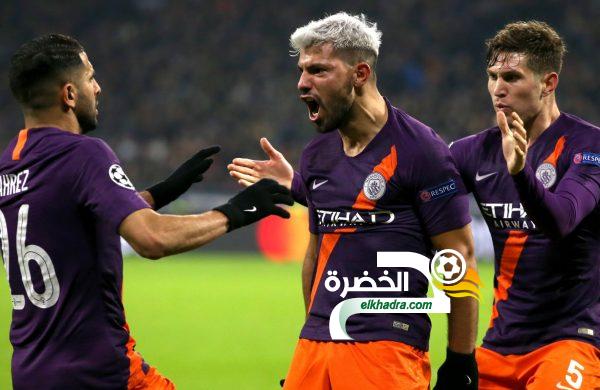 محرز ممرر حاسم ومانشستر سيتي يعود بتعادل مثير من ليون