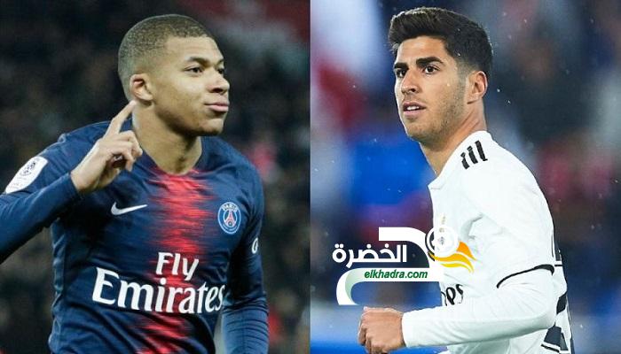 يوفنتوس الإيطالي يريد مبابي وأسينسيو