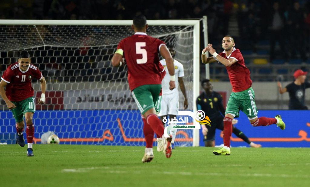 زياش يقود منتخب المغرب للفوز على ضيفه الكاميرون بثنائية