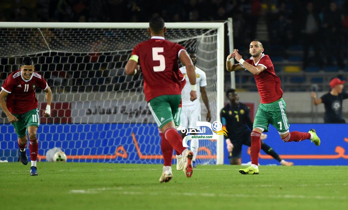 زياش يقود منتخب المغرب للفوز على ضيفه الكاميرون بثنائية 1