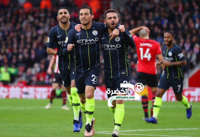 محرز أساسيًا.. السيتي يفوز على ساوثهامبتون ويعود لطريق الانتصارات