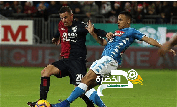 غلام و أوناس اساسيان و نابولي يخطف فوزًا مثيرًا أمام مضيفه كالياري