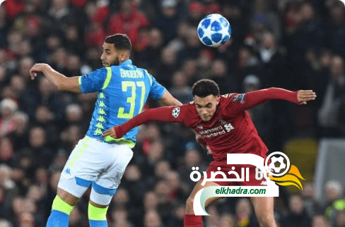 غولام يشارك 20 دقيقة.. نابولي يفشل أمام ليفربول ويذهب إلى الدوري الأوروبي