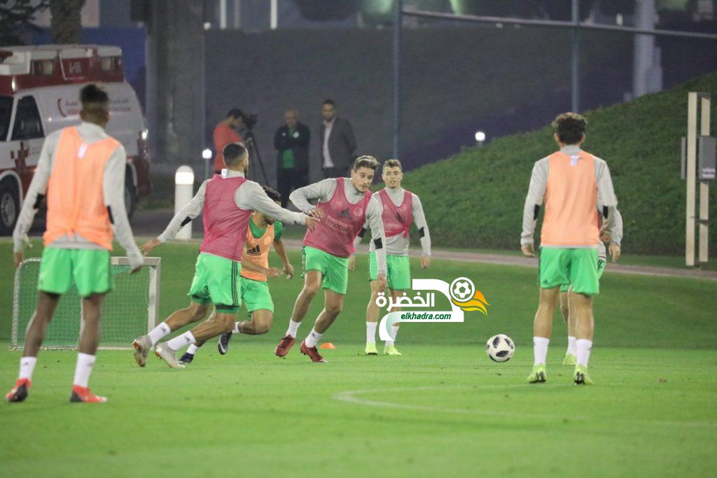 صور الحصة التدريبية الثانية للمنتخب الوطني بالدوحة