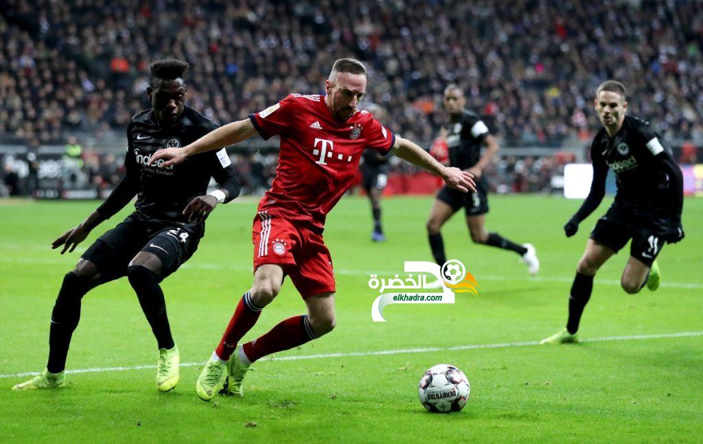 بايرن ميونيخ يسحق مضيفه آينتراخت فرانكفورت بثلاثية نظيفة