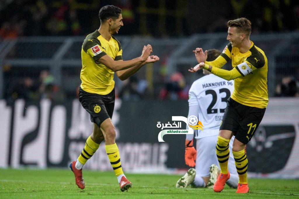 بوروسيا دورتموند يكتسح ضيفه هانوفر بخماسية