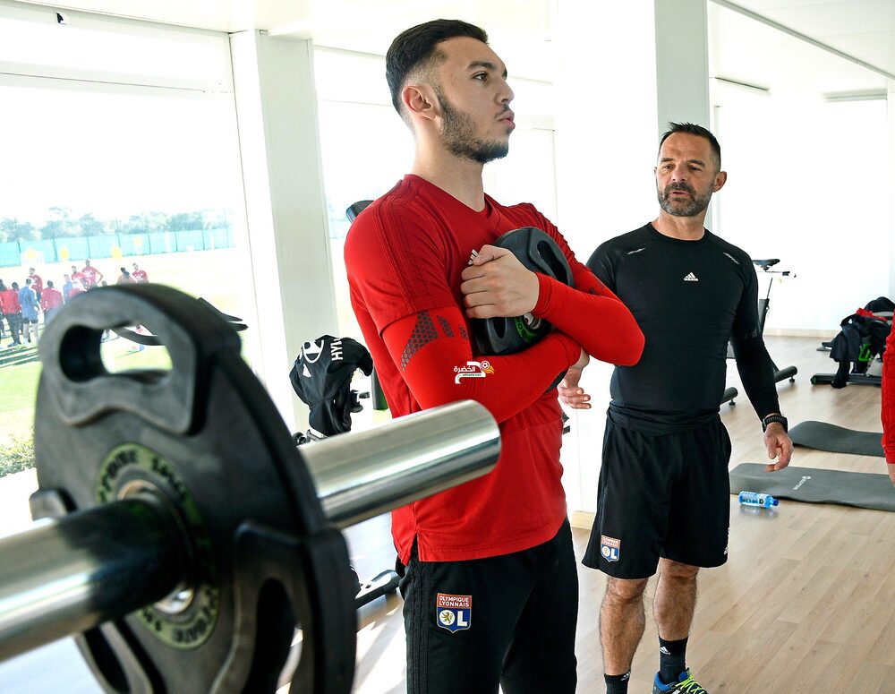 أمين غويري يعود لتدريبات ليون بعد غياب طويل ! 1 أمين غويري يعود لتدريبات ليون بعد غياب طويل ! 1