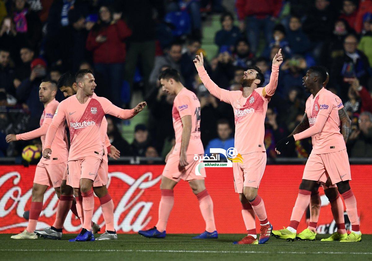 برشلونة يفوز خارج ملعبه على خيتافي بهدفين من ميسي وسواريز 4