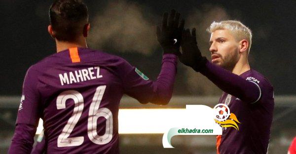 محرز ممرر حاسم و يقود مانشستر سيتي إلى نهائي كأس الرابطة