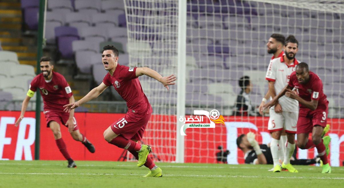قطر تستهل مشوار كأس آسيا بفوز ثمين على لبنان 4