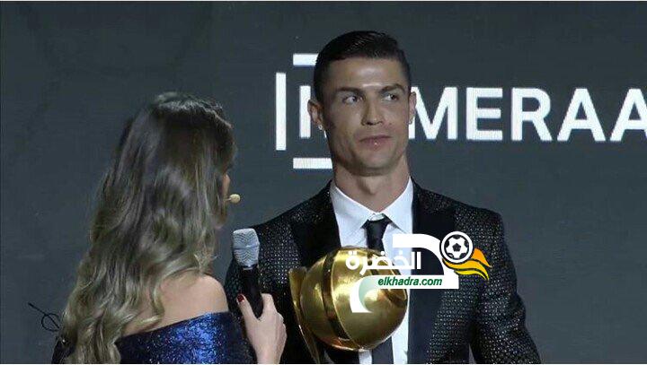 رونالدو يفوز بجائزة أفضل لاعب في عام 2018 من جلوب سوكر