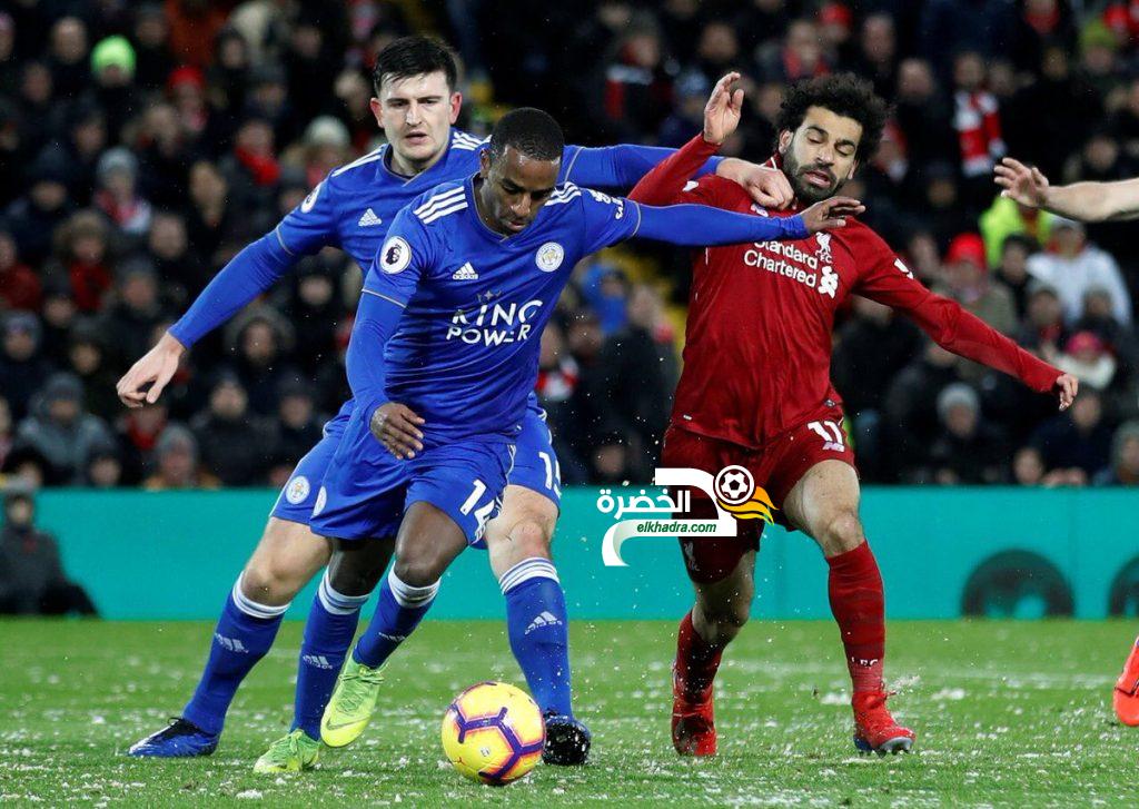 قطار ليفربول يتعثر أمام ليستر سيتي بالتعادل الإيجابي