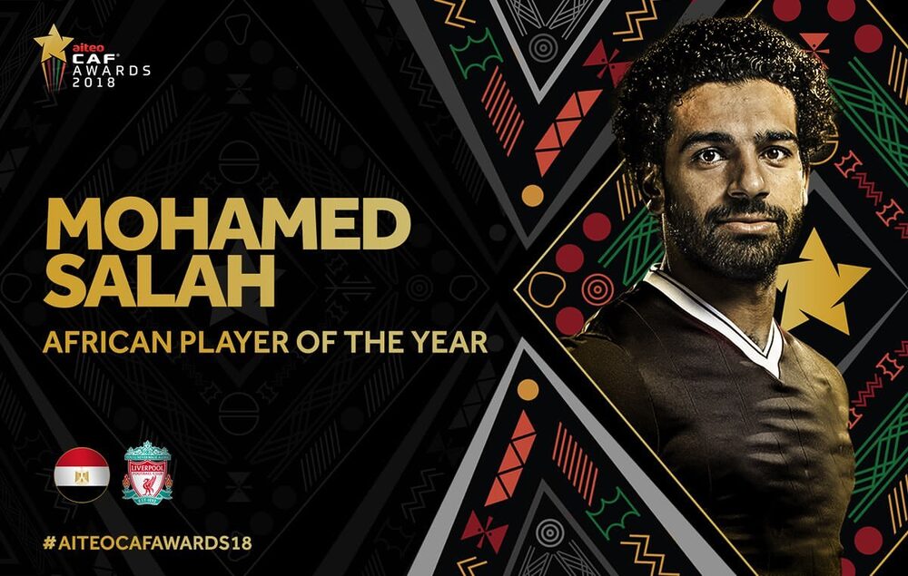 المصري محمد صلاح أفضل لاعب في أفريقيا لعام 2018 1