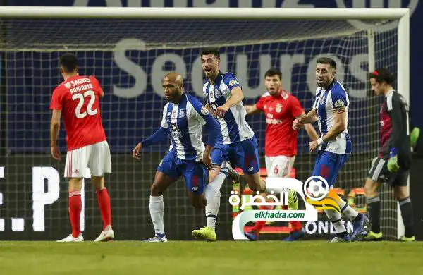 براهيمي هداف ضد بنفيكا وبورتو يتأهل لنهائي كأس البرتغال